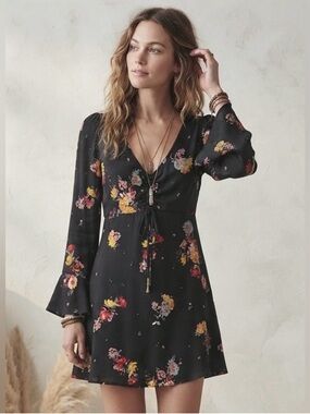 NWOT Free People Floral Mini Dress Size XS